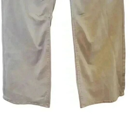 Risen Women's Sand Cotton/Poly/Spandex High Rise Wide Leg Straight Jeans NEW - Picture 4 of 9